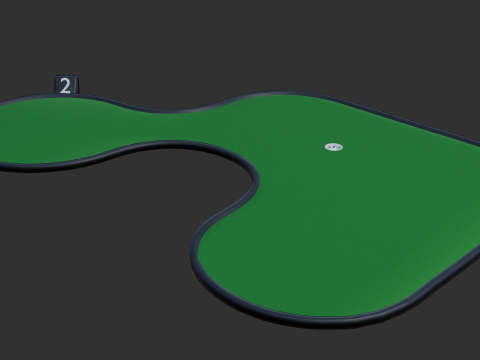 Miniature golf course 6 Modelo 3D