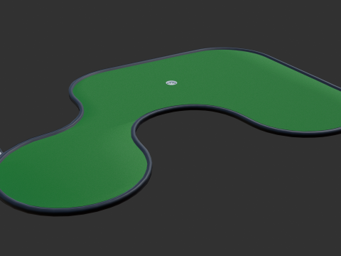 Miniature golf course 6 Modelo 3D