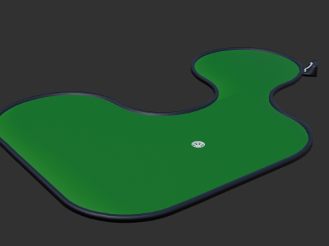 Miniature golf course 6 Modelo 3D