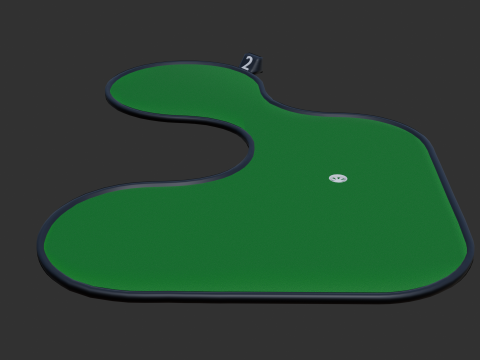 Miniature golf course 6 Modelo 3D