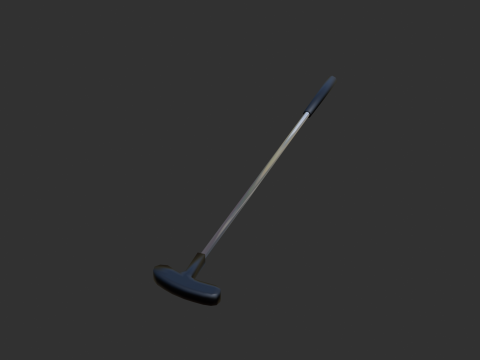 Mini golf stick 3D Model