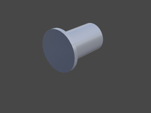 Rivet nut 3D Model