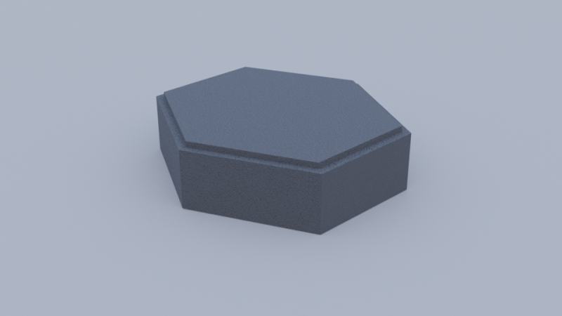 Hexagon paving block 3D 模型 .c4d .max .obj .3ds .fbx .stl .blend 