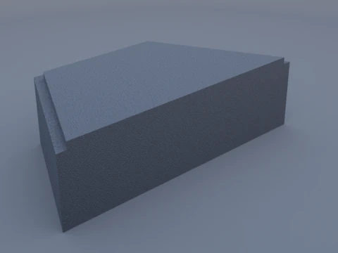 Hexagon paving block 3D Model