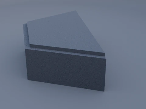 Hexagon paving block 3D Model