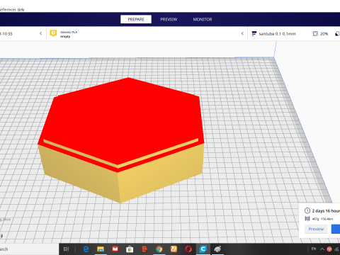 Hexagon paving block 3D 模型