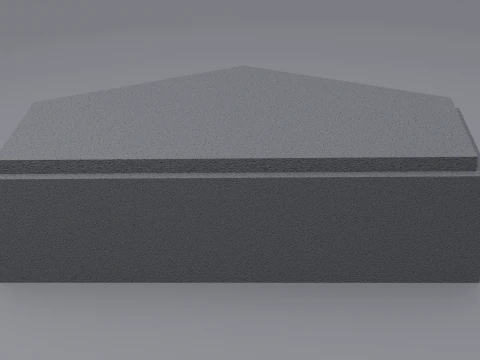 Uskup head paving block 3D Model