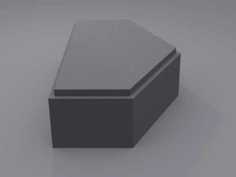 Uskup head paving block Model 3D