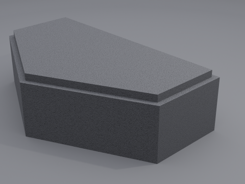 Uskup head paving block Model 3D
