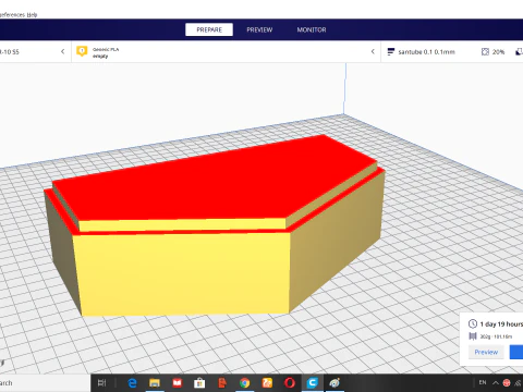 Uskup head paving block 3D Model