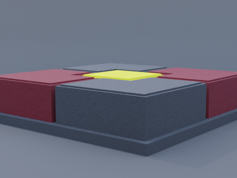 Ubin set paving block 3D Model