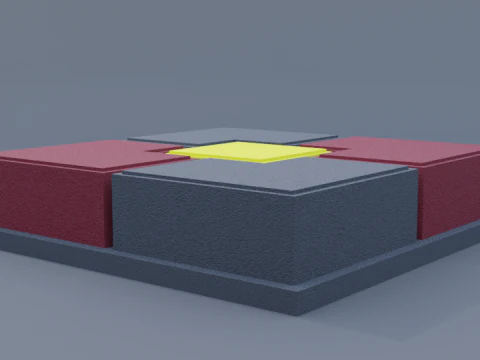 Ubin set paving block 3D Model