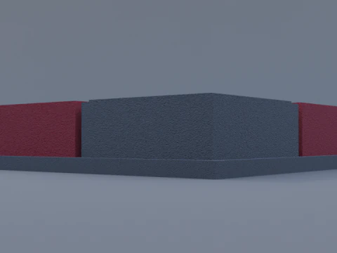 Ubin set paving block 3D Model