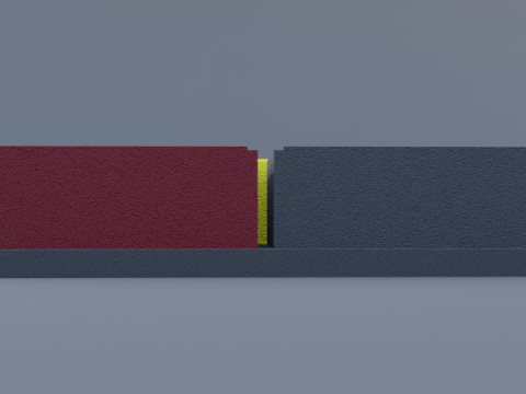 Ubin set paving block 3D Model