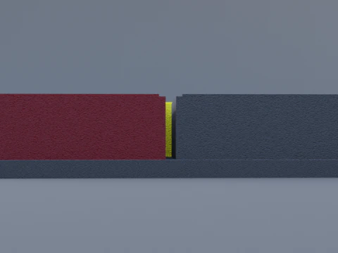 Ubin set paving block 3D Model