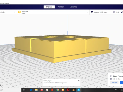 Ubin set paving block 3D Model