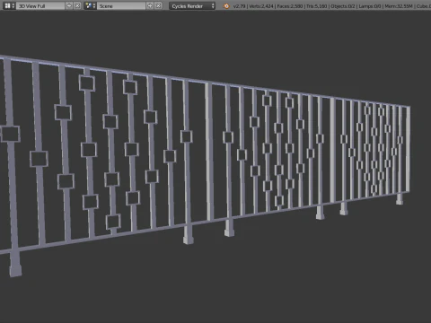 Railing 3D Model