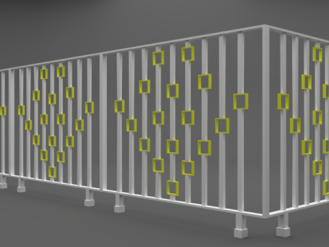 Railing Model 3D