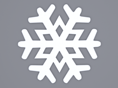 Snowflakes Modello 3D