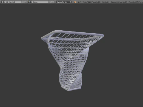 Trash can 3D Model