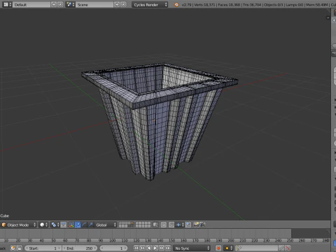 Trash can a 3D Model