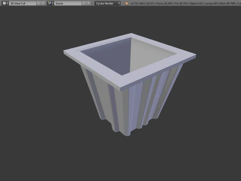 Trash can a 3D Model