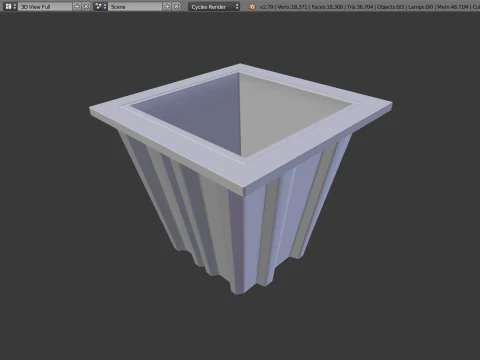 Trash can a 3D Model