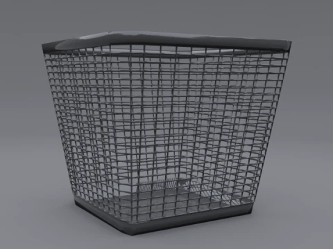 bote de basura b Modelo 3D