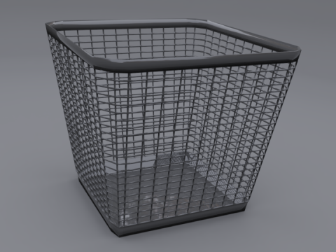 Trash can b 3D Model