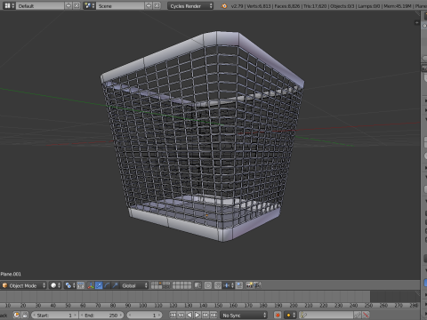 Trash can b 3D Model