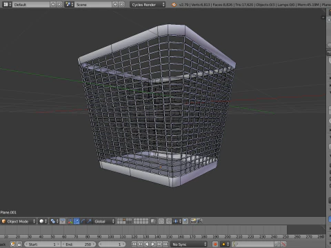 Trash can b 3D Model