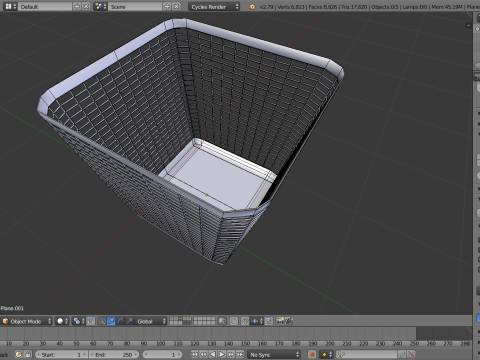 Trash can b 3D Model