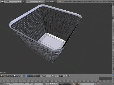 Trash can b 3D Model