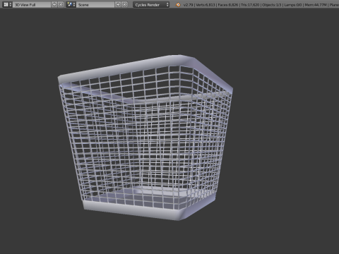 Trash can b 3D Model