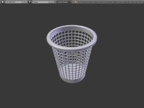Trash can c 3D Model