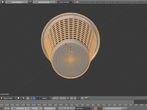 Trash can c 3D Model