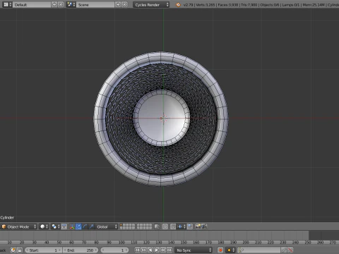 Trash can d 3D Model