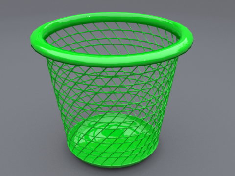 Trash can d 3D Model