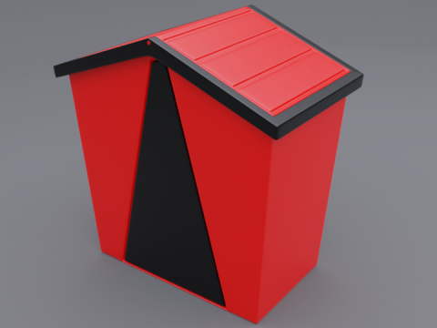Trash can e 3D Model