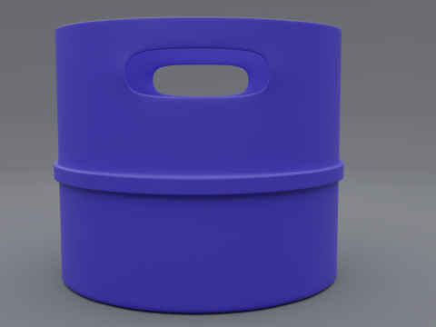 Trash can e 3D Model