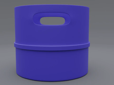 Trash can e 3D Model