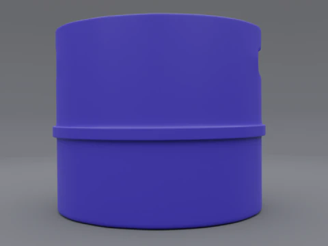 Trash can e 3D Model