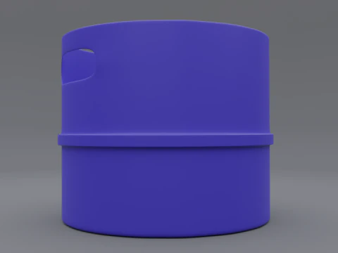 Trash can e 3D Model