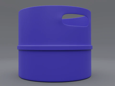 Trash can e 3D Model
