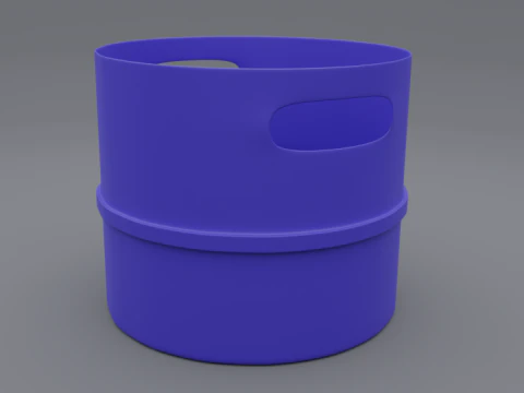 Trash can e 3D Model