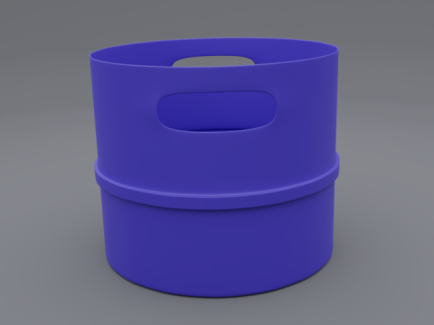 Trash can e 3D Model