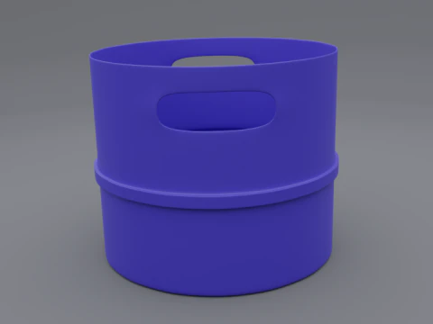 Trash can e 3D Model