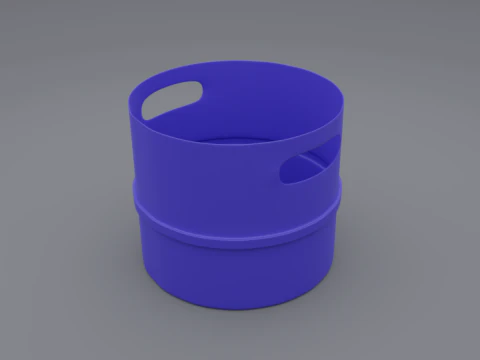 Trash can e 3D Model