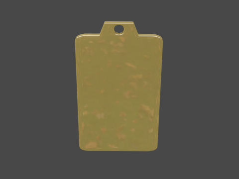 Yijing hexagram 1 pendant Modelo 3D