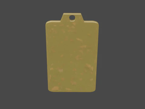 Yijing hexagram 1 pendant 3D Model